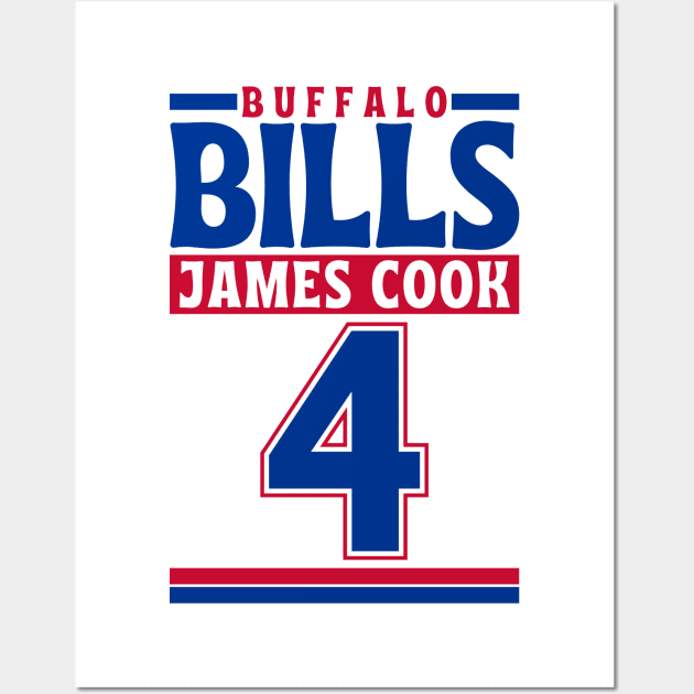 Buffalo Bills James Cook 4 American Football Edition 3 Wall Art by Astronaut.co